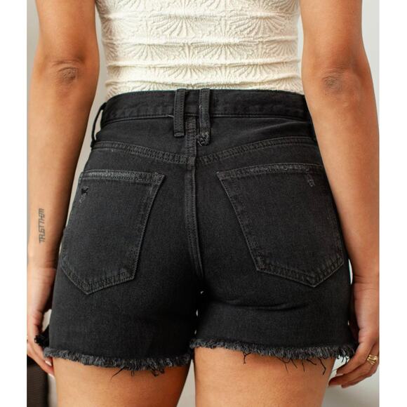 NWT Free People Makai Washed Black Cut Off Shorts Women's Size 24 - Picture 3 of 9